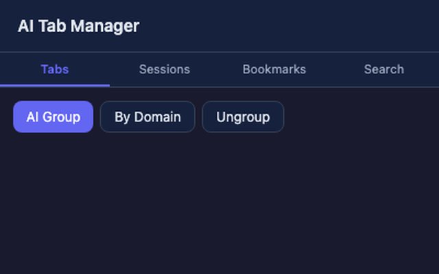 AI Tab Manager screenshot